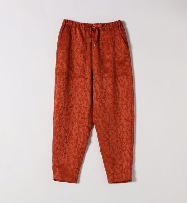 SHIPS any「SHIPS any:〈洗濯機可能〉サテン ジャカード テーパード イージー パンツ」|その他|