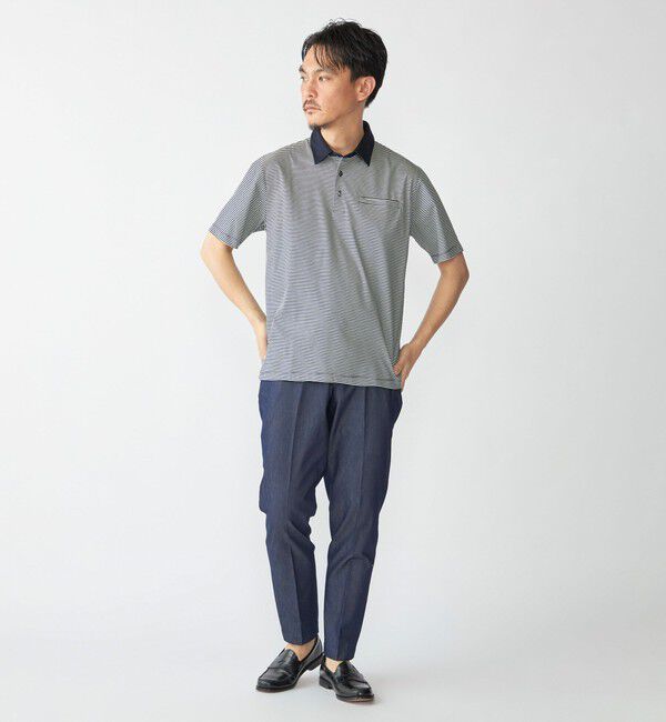 SHIPS「SHIPS: 〈接触冷感 / 抗菌防臭機能〉クールタッチ スムース ポロシャツ」|Tシャツ・カットソー|