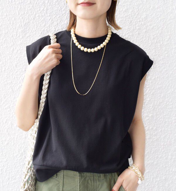 SHIPS for women「〈手洗い可能〉DEPEND アムンゼン ノースリーブ カットソー」|Tシャツ・カットソー|