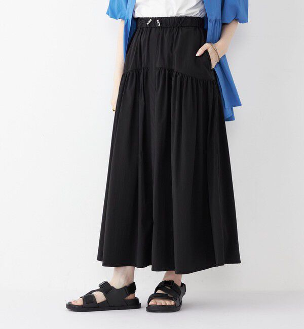 SHIPS Colors 「《一部追加予約》SHIPS Colors:〈接触冷感・撥水〉マルチファンクション フレアスカート◆」|フレア|