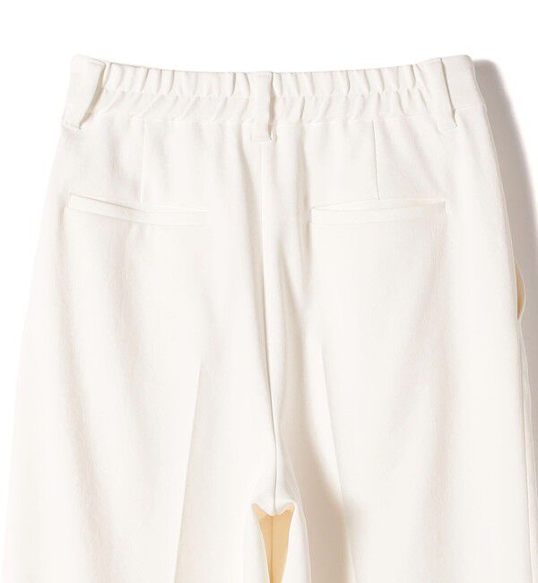 SHIPS for women「〈UVカット / 吸水速乾 / 手洗い可能〉合繊 タック センター プレス パンツ」|スラックス|