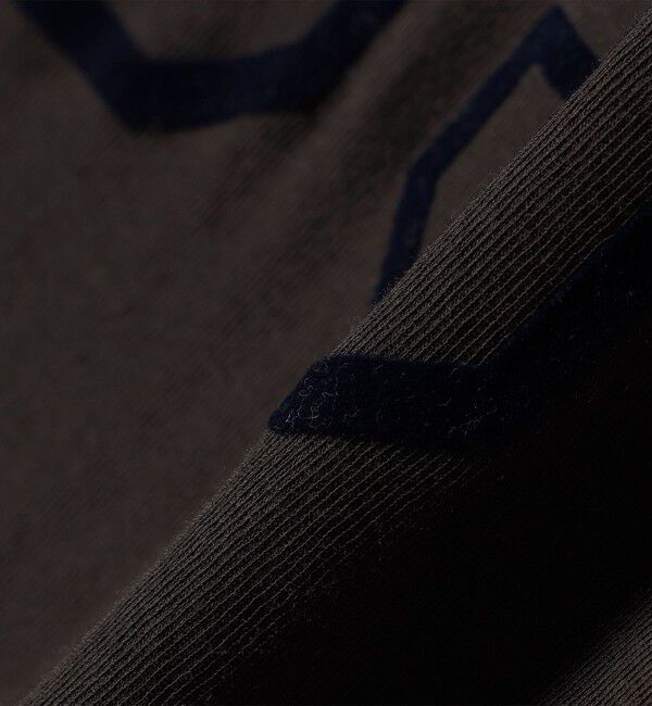 SHIPS for women「SHIPS NINE CASE:シアー ロゴ リンガー TEE」|Tシャツ・カットソー|