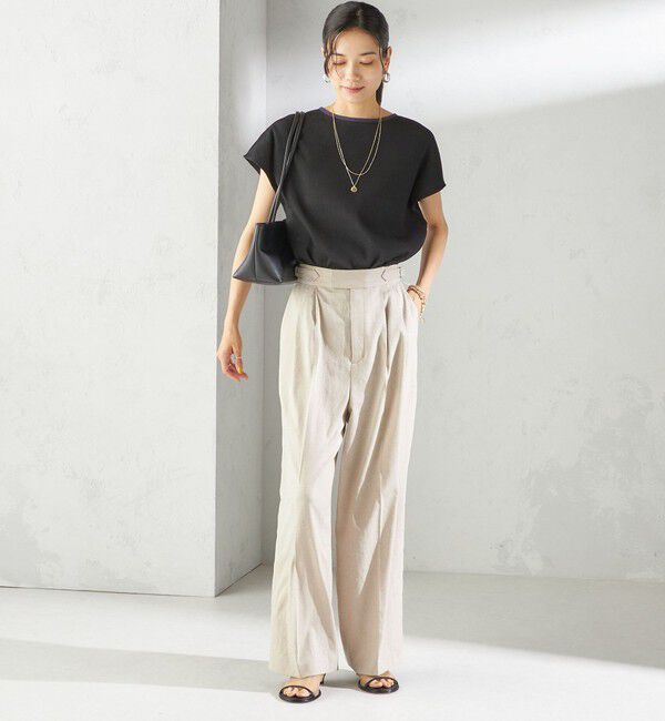 SHIPS for women「〈手洗い可能〉ウェーブ プリーツ 前後 2WAY ブラウス」|シャツ・ブラウス|