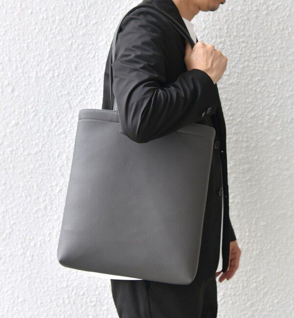 SHIPS any「SHIPS any: スプリット レザー スマート トートバッグ◇」|トートバッグ|