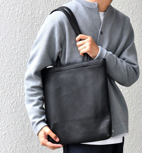 SHIPS any「SHIPS any: スプリット レザー スマート トートバッグ◇」|トートバッグ|