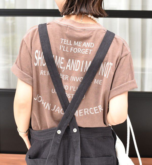 SHIPS for women「【SHIPS別注】J.J MERCER:プリント TEE」|Tシャツ・カットソー|ブラウン