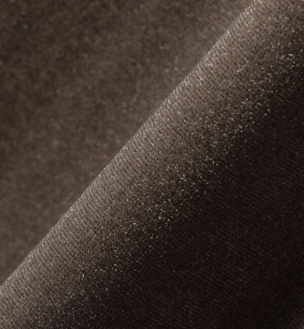 SHIPS for women「〈手洗い可能〉シアー トリコット ポリエステル ベロア 五分袖 ワイド TEE」|Tシャツ・カットソー|