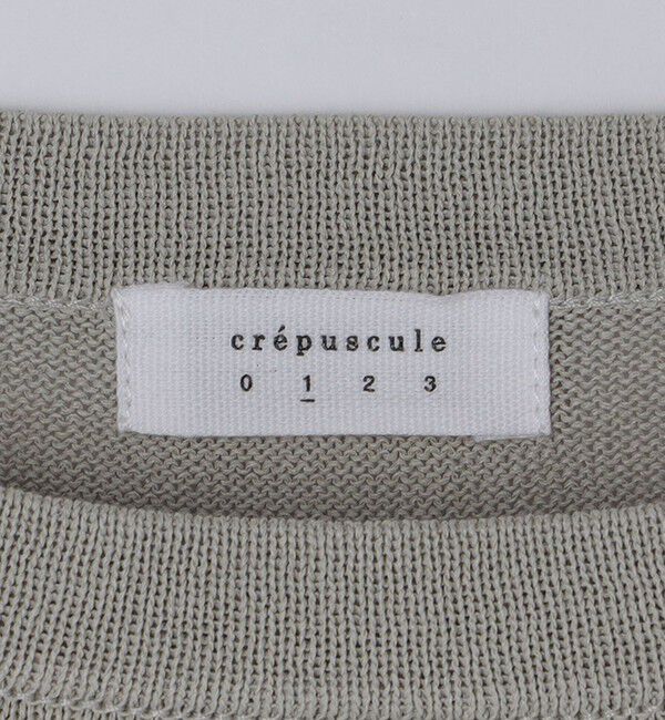SHIPS「crepuscule: JAPANESE PAPRER KNIT TEE」|ニット・セーター|