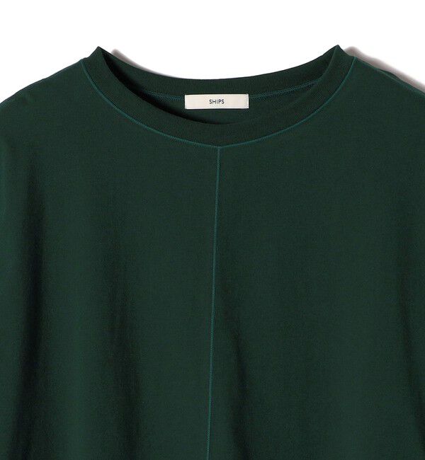 SHIPS for women「裾タック コクーン ショートスリーブ プルオーバー」|Tシャツ・カットソー|