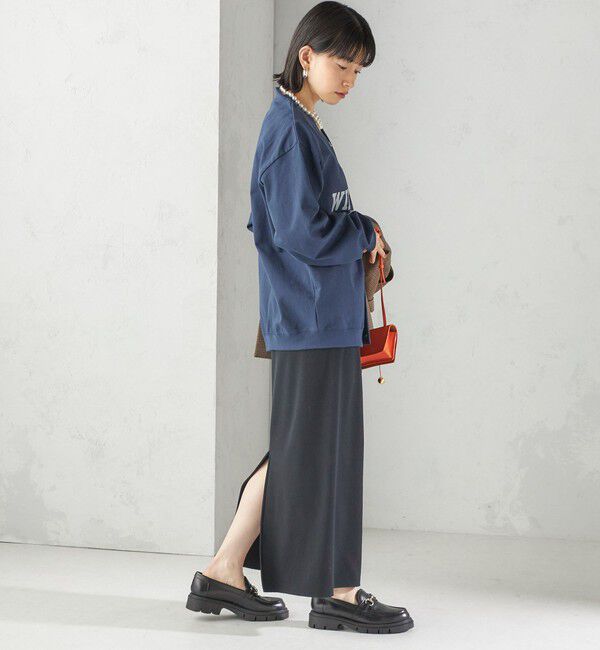 SHIPS for women「【SHIPS別注】Odub:Vネック ロゴ カーディガン」|カーディガン|