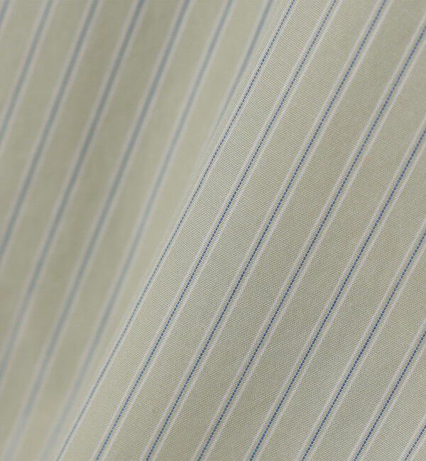 SHIPS「SHIPS: 100S バンドカラー ストライプ シャツ」|シャツ・ブラウス|