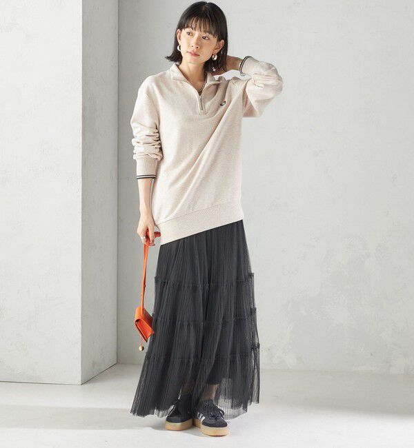 SHIPS for women「FRED PERRY: M3574 HALF ZIP SHIRT」|スウェット・ジャージ|