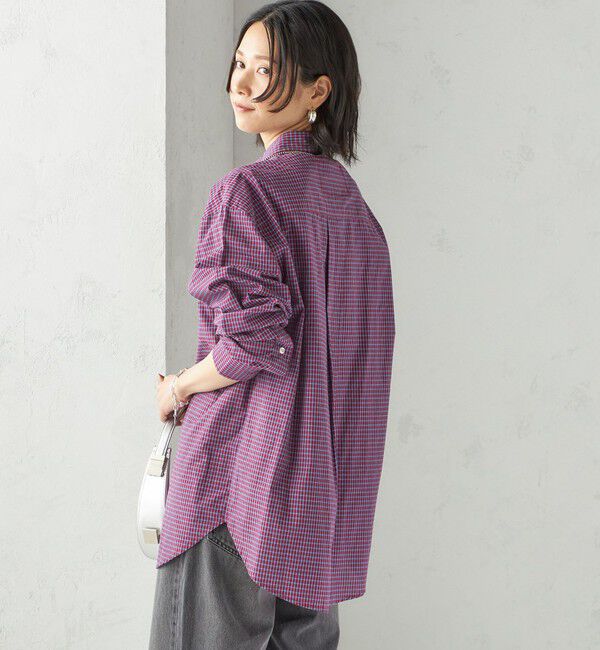 SHIPS for women「【SHIPS別注】LOGAN KNITTING MILLS:〈洗濯機可能〉チェック シャツ」|シャツ・ブラウス|