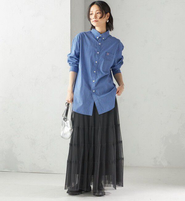 SHIPS for women「【SHIPS別注】LOGAN KNITTING MILLS:〈洗濯機可能〉チェック シャツ」|シャツ・ブラウス|