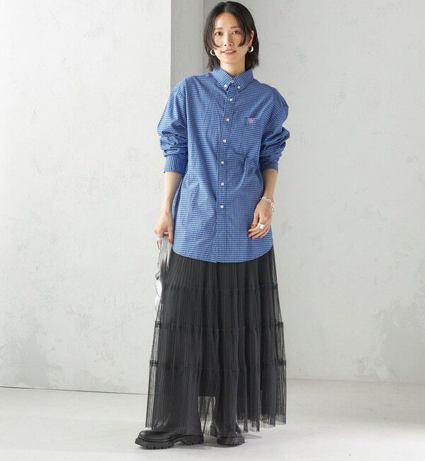 SHIPS for women「【SHIPS別注】LOGAN KNITTING MILLS:〈洗濯機可能〉チェック シャツ」|シャツ・ブラウス|