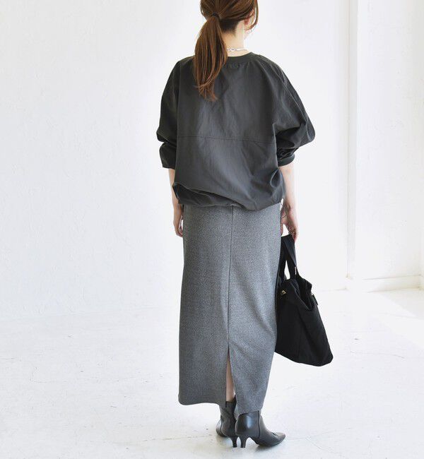 quaranciel「quaranciel:〈多機能/洗濯機可能〉ナイロン タスラン ドロスト ルーズ プルオーバー」|プルオーバー|