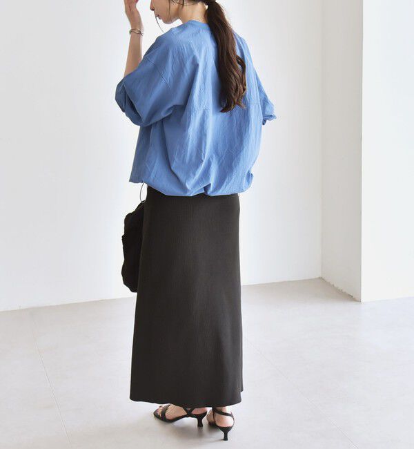 quaranciel「quaranciel:〈多機能/洗濯機可能〉ナイロン タスラン ドロスト ルーズ プルオーバー」|プルオーバー|