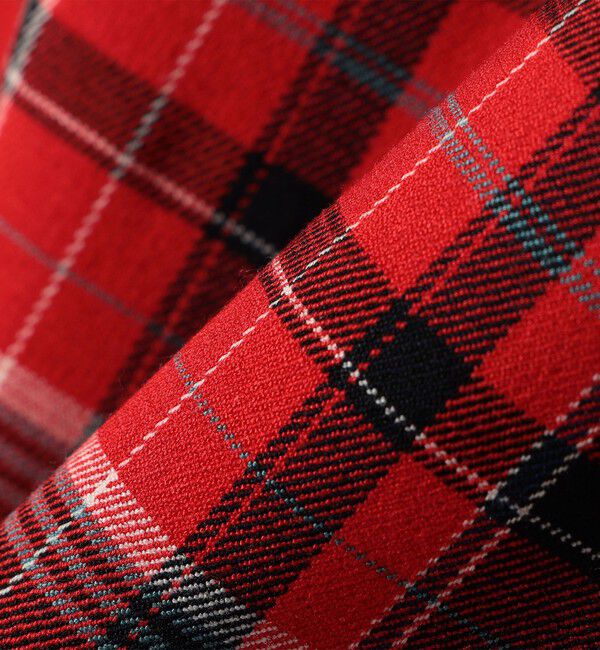 SHIPS for women「チェック プリーツ 巻き スカート」|スカート|