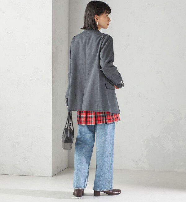 SHIPS for women「チェック プリーツ 巻き スカート」|スカート|