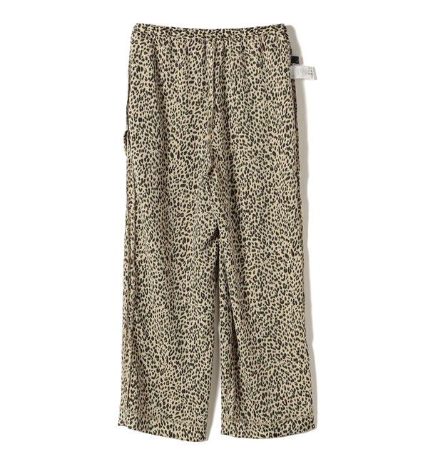 SHIPS for women「SHIPS Primary Navy Label:〈手洗い可能〉レオパードドロスト パンツ」|その他|