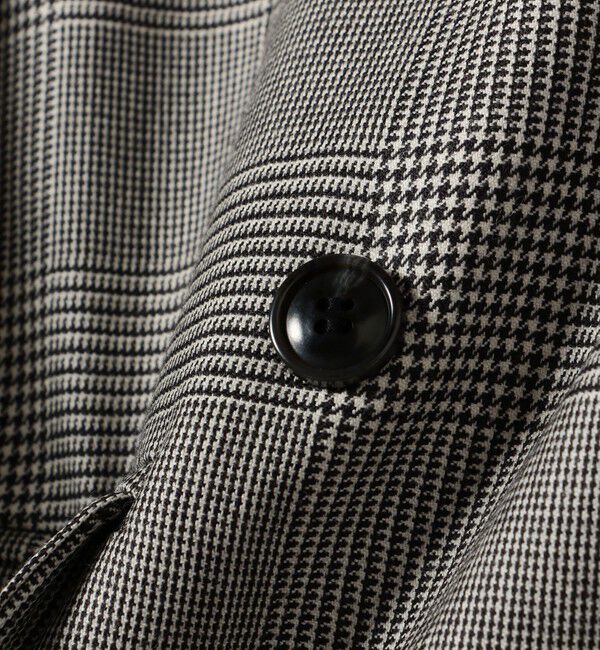 SHIPS for women「〈手洗い可能〉ウォッシャブル ウール チェック ダブル ジャケット」|テーラードジャケット|