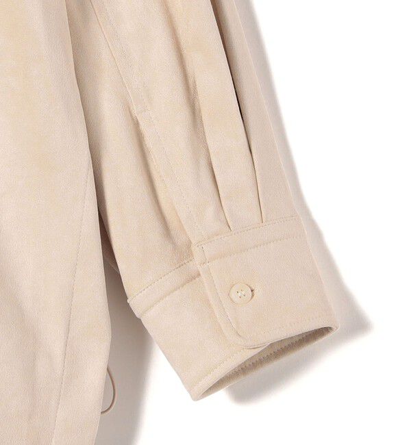 SHIPS for women「〈手洗い可能〉ポリエステル スエード 裾 ドロスト シャツ 羽織」|シャツ・ブラウス|