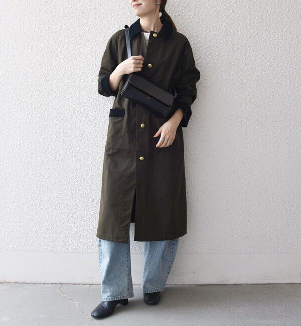 SHIPS any「SHIPS any: ステンカラー Aライン ロング コート」|ステンカラーコート|