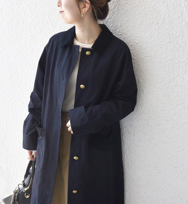 SHIPS any「SHIPS any: ステンカラー Aライン ロング コート」|ステンカラーコート|