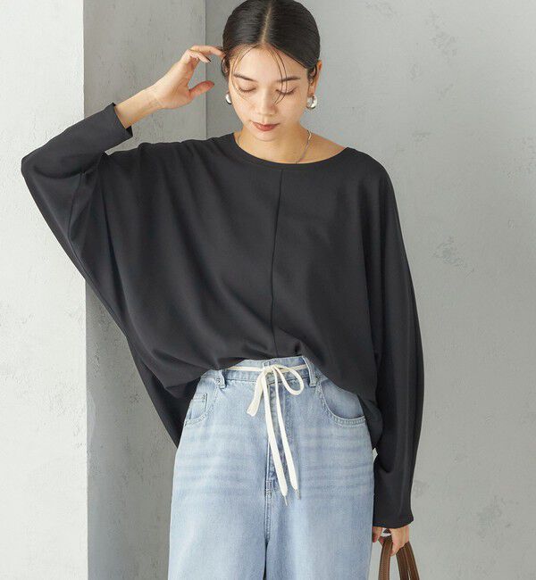 SHIPS for women「〈手洗い可能〉前後 2WAY シアー ドルマン ブラウス」|シャツ・ブラウス|