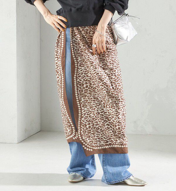 SHIPS for women「UHURU: レオパード / ロンドン ストール」|ストール|