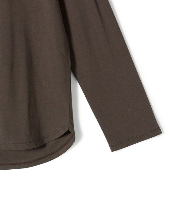 SHIPS for women「ワイド クルーネック コットン ロング スリーブ TEE」|Tシャツ・カットソー|