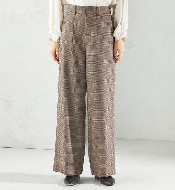 SHIPS for women「〈手洗い可能〉DELEGANT  ストレート パンツ（セットアップ対応）」|その他|