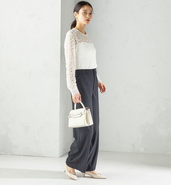 SHIPS for women「〈手洗い可能〉DELEGANT  ストレート パンツ（セットアップ対応）」|その他|