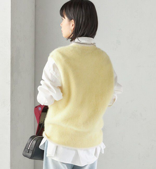 SHIPS for women「杢フォックス カシミヤ ニット ベスト」|ベスト・ジレ|