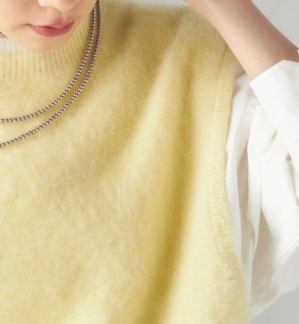 SHIPS for women「杢フォックス カシミヤ ニット ベスト」|ベスト・ジレ|