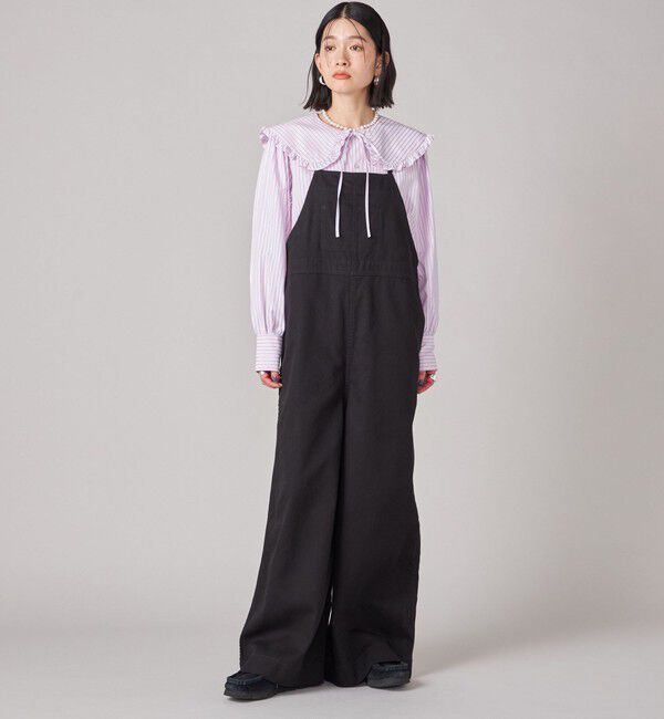 SHIPS for women「SHIPS NINE CASE:〈手洗い可能〉ビッグ カラー ブラウス」|シャツ・ブラウス|