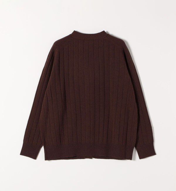 SHIPS any「SHIPS any:〈手洗い可能〉ヤク ワイドリブ Vネック ニット カーディガン」|カーディガン|