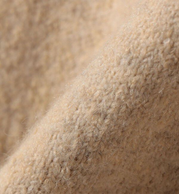 SHIPS any「SHIPS any:〈手洗い可能〉ステッチ デザイン フーディー ルーズ ニット」|ニット・セーター|