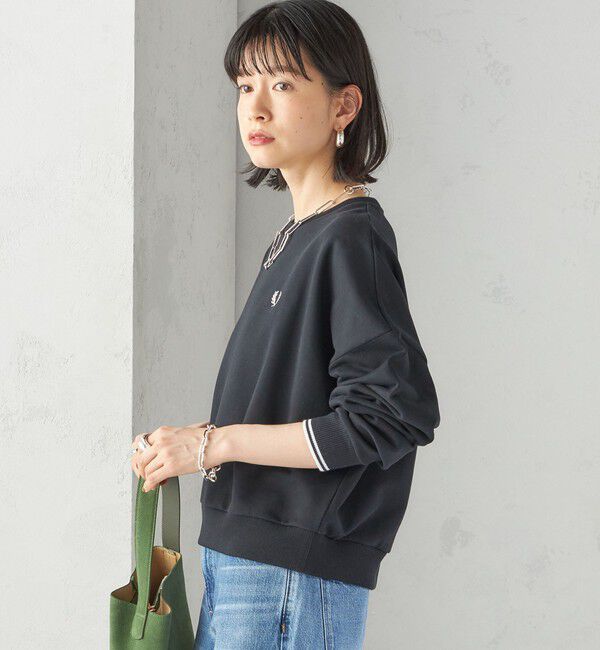 SHIPS for women「FRED PERRY: G1148 TIPPED SWEAT」|スウェット・ジャージ|