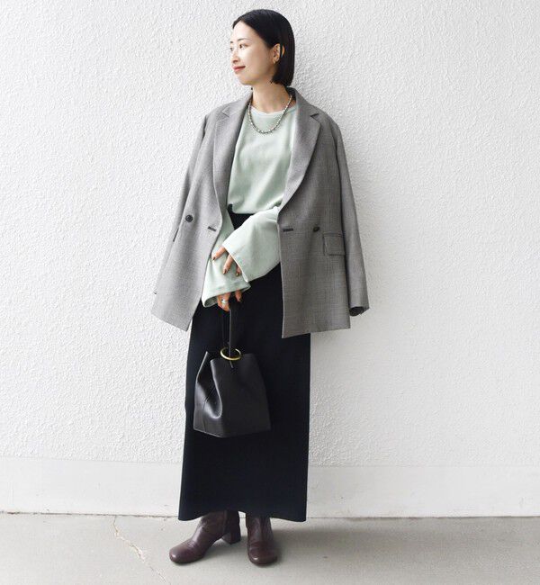 SHIPS for women「〈手洗い可能〉コットン ポリエステル ベロア ワイド スリーブ」|Tシャツ・カットソー|