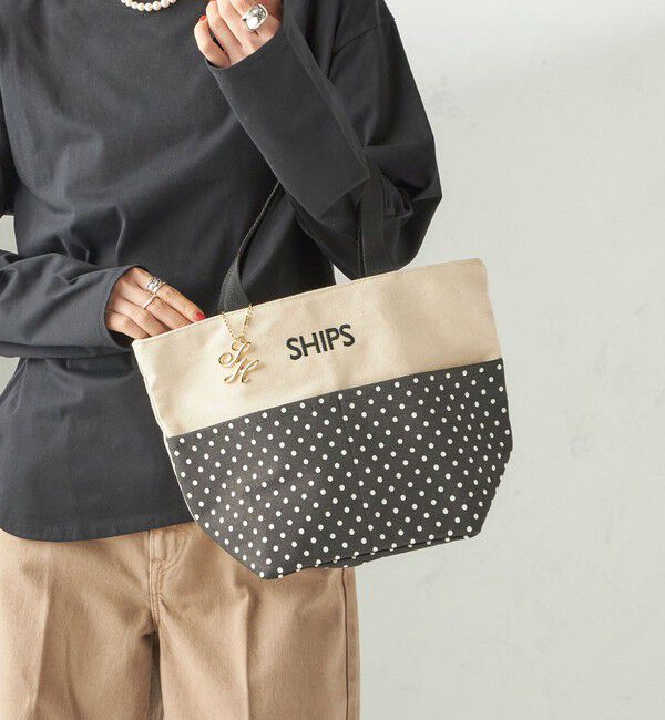 SHIPS for women「《一部追加予約》チャーム付き ポケット トート バッグ」|トートバッグ|