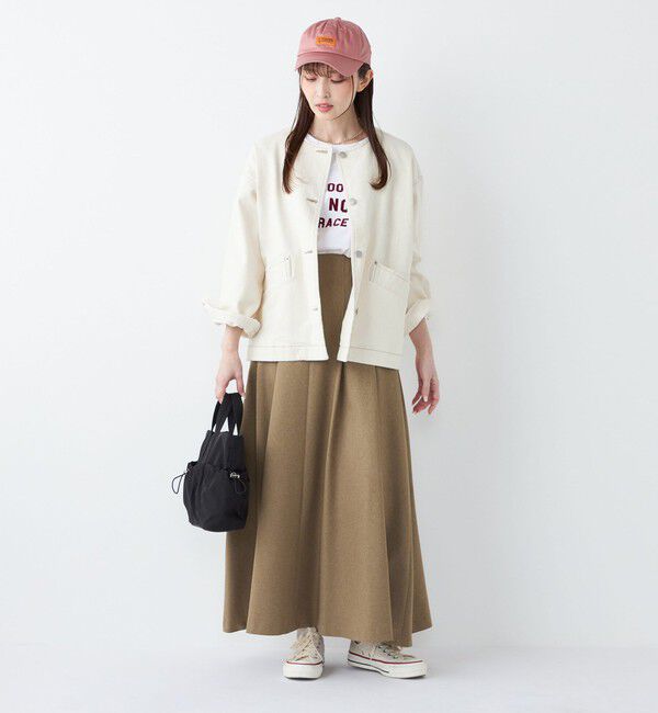 SHIPS Colors 「SHIPS Colors:〈洗濯機可能〉デニム ノーカラー ジャケット◇」|デニムジャケット|