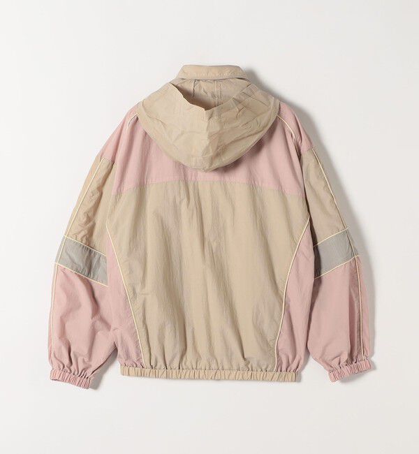 SHIPS any「SHIPS any:〈洗濯機可能〉ナイロン スタンドカラー 配色 ジップ ブルゾン」|ブルゾン・スタジャン|