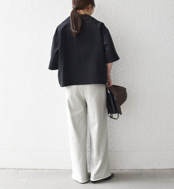 SHIPS any「SHIPS any:〈洗濯機可能〉USAコットン 裏毛 カットオフ スウェット パンツ」|その他|