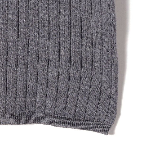 SHIPS Colors 「SHIPS Colors:〈手洗い可能〉レース カット オフ ワイド リブ ニット」|ニット・セーター|