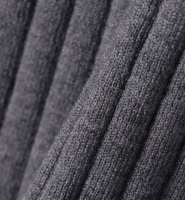 SHIPS Colors 「SHIPS Colors:〈手洗い可能〉レース カット オフ ワイド リブ ニット」|ニット・セーター|