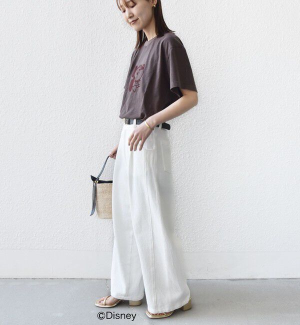 SHIPS for women「〈手洗い可能〉ルーズ デニム ポケット デザイン パンツ」|デニム|