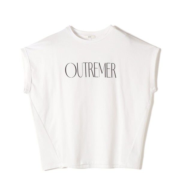 SHIPS for women「《一部追加予約》メルティ コットン プリント ロゴ ショート スリーブ Tシャツ」|Tシャツ・カットソー|