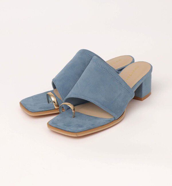 quaranciel「quaranciel: トゥリング メタル ヒール サンダル」|サンダル|