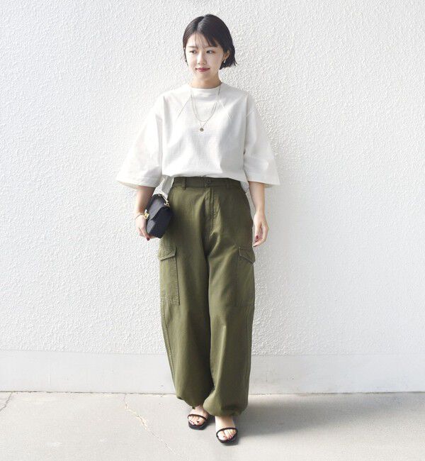 SHIPS for women「バスク ボーダー / 無地 5分袖 TEE」|Tシャツ・カットソー|